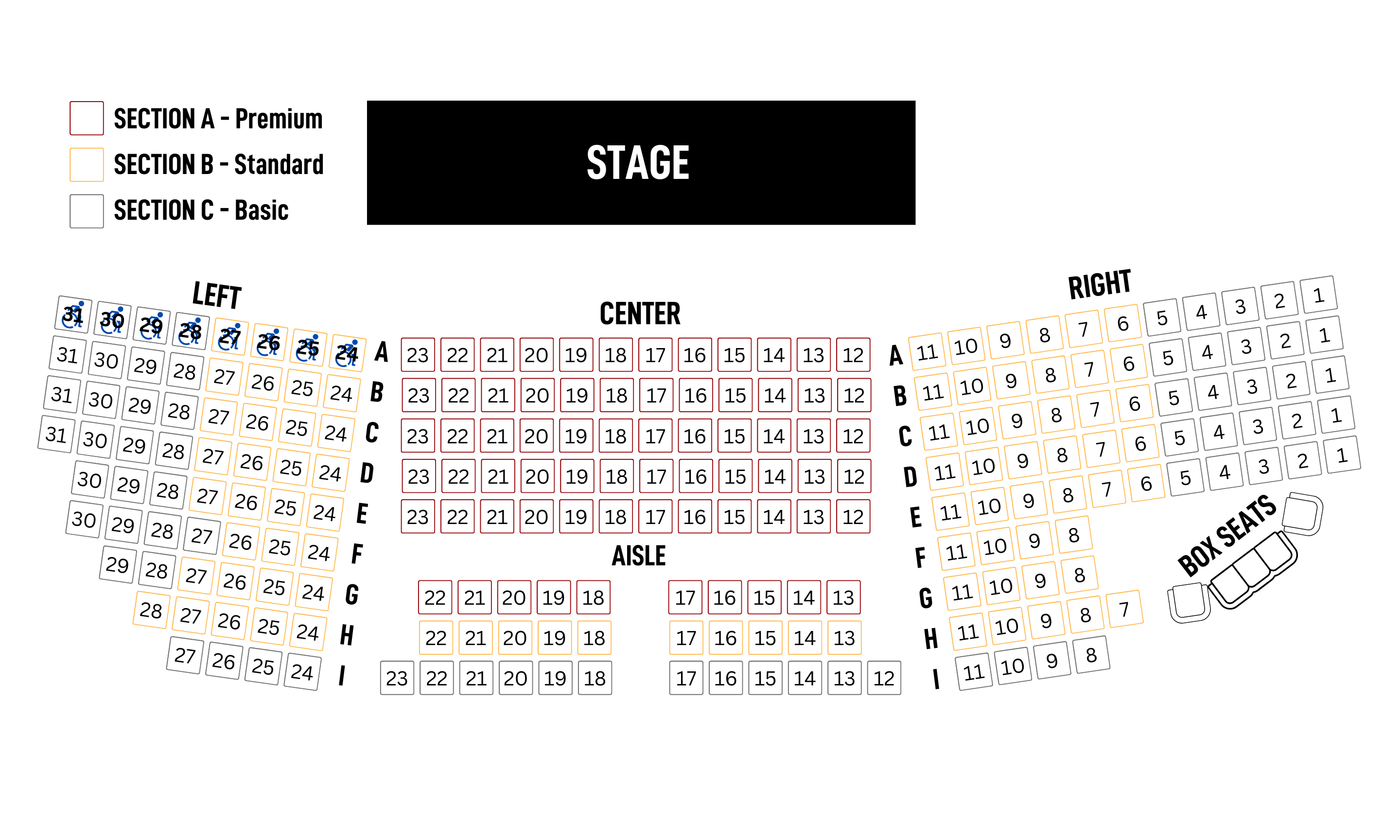 seating map
